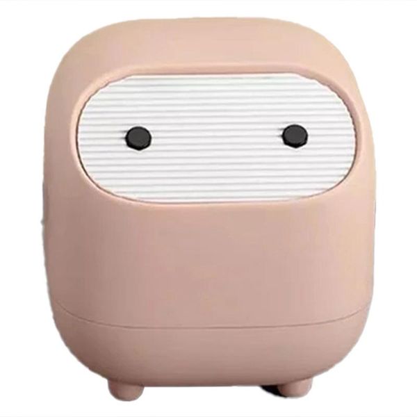 

waste bins af88 -desktrash can bedroom bedside storage with lid mini press household table coffee small paper basket