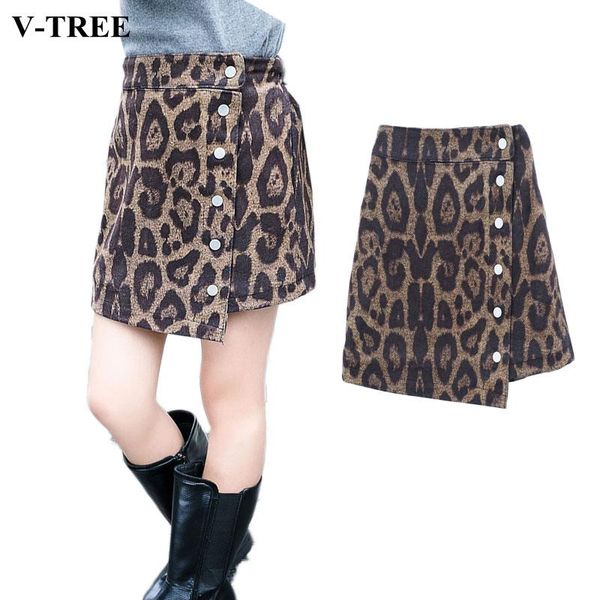 

skirts winter girls skirt plus velvet for kids leopard children's teenager 3-12years princess children pettiskirt, Blue