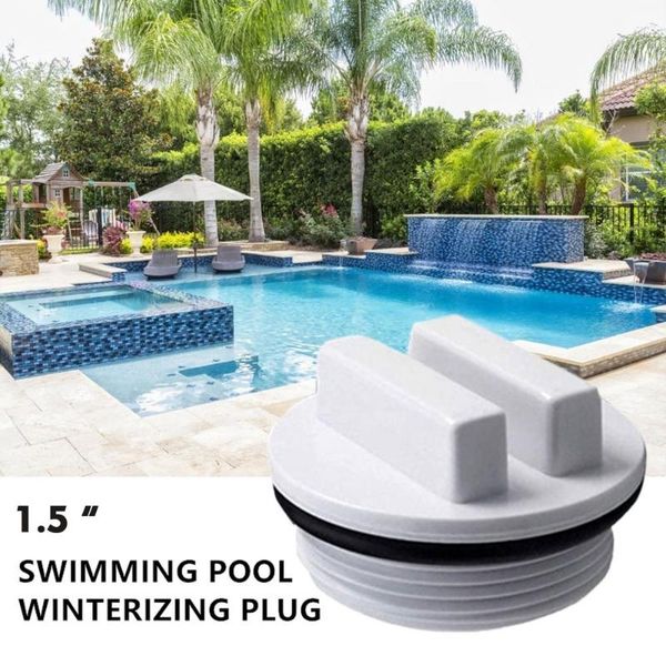 

watering equipments 1.5in threaded pool spa return line winterizing plug filter jet nozzle drain with o-ring for pools