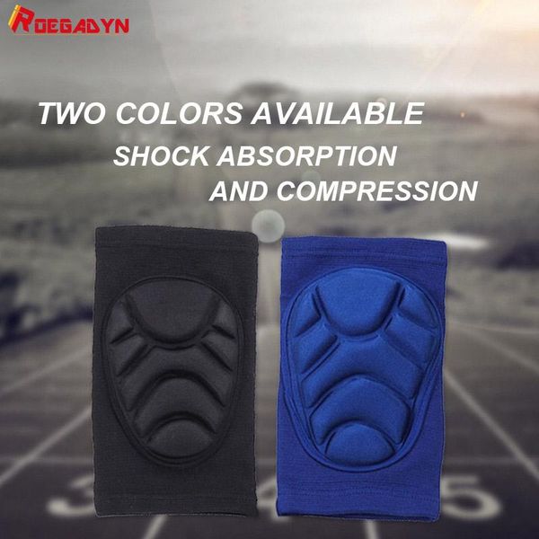 

cycling fitness gym knee pads non-slip silicone stretch weave kneepad high density eva elastic sport brace support elbow &, Black;gray