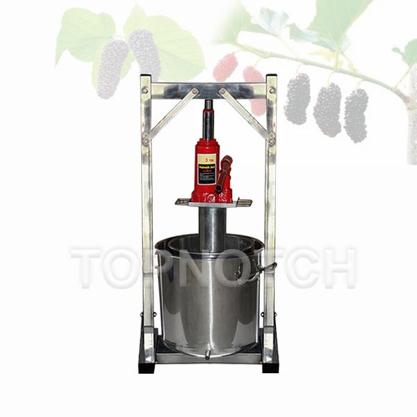 Manuel Suyu Presleme Makinesi Ev Paslanmaz Çelik Sıkacağı Kendinden Brewing Üzüm Şarap Basın Manor Meyve Ferment Baskıcı 36L / 22L