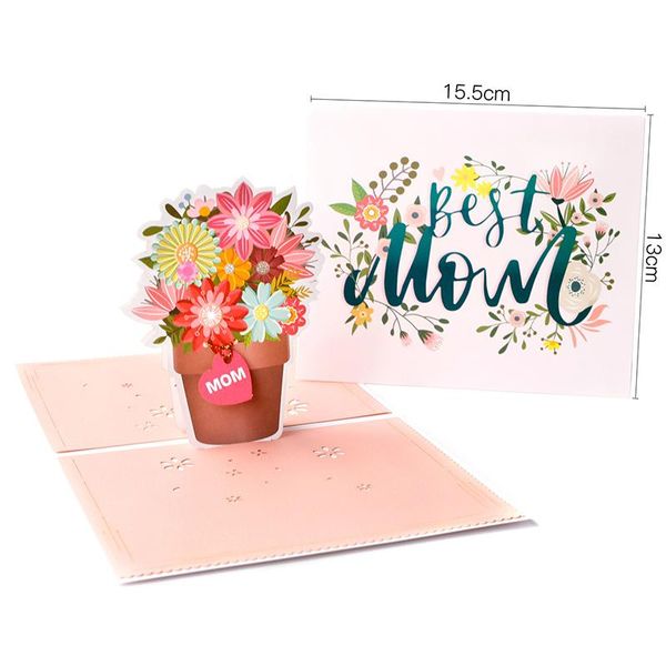 

mothers day pops up cards beautiful flowers card anniversary gifts thank greeting for mother drsa889