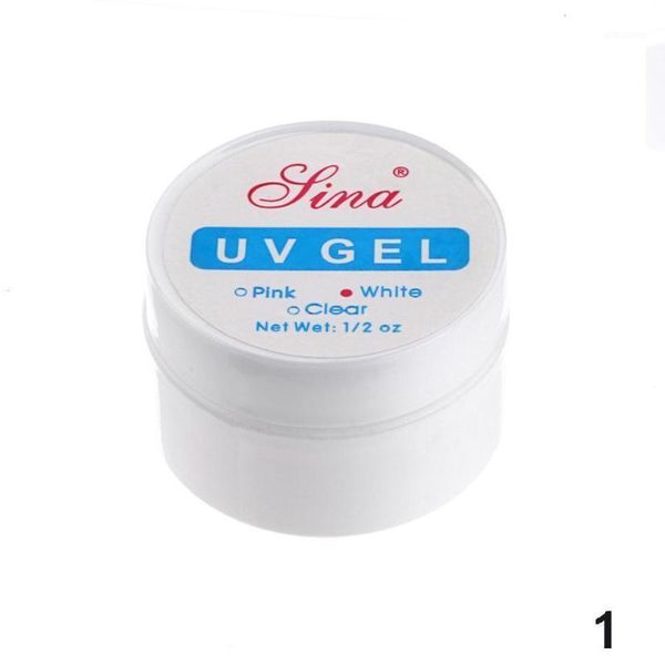 

pink clear white nail art salon strong uv gel builder diy glue manicure g9v21