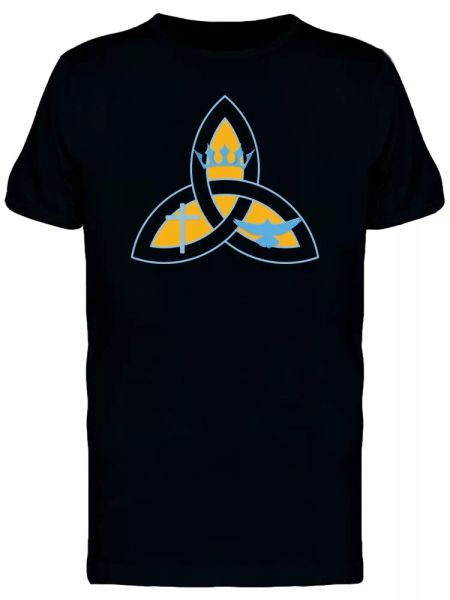 

holy trinity men's tee -image by shutterstock, White;black