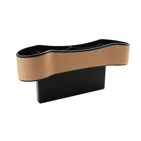 

car organizer gap storage box practical case for phone drink money (beige)
