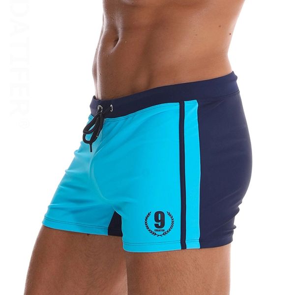 Swimwear Homens Suites Respiráveis ​​Homem Troncos Boxer Briefs Sunga Suits Maillot de Bain Beach Shorts