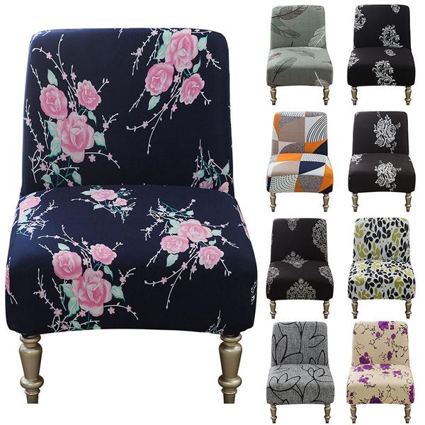

chair covers accent cover for living room banquet armchair single sofa protector printed armless couch slipcover home