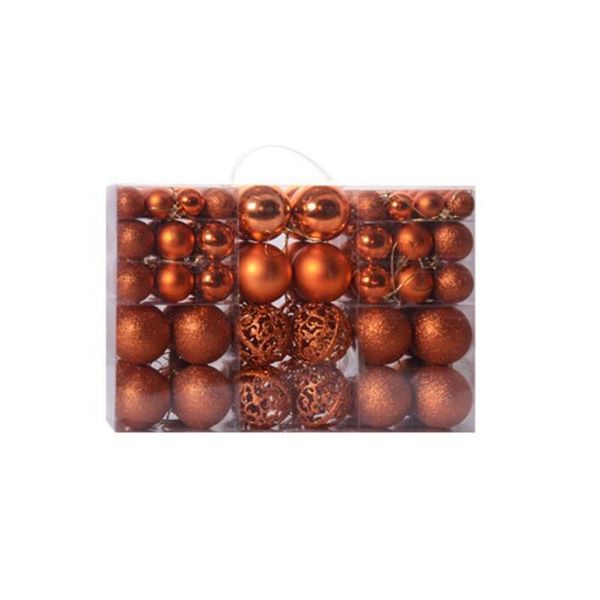 

party decoration 100pcs/box christmas ball box set available tree ornament