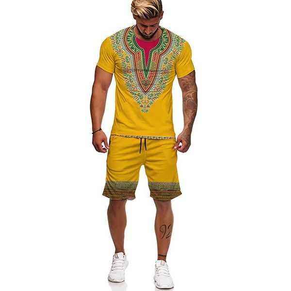 

men's tracksuits men set tracksuit summer short sleeve casual tshirt shorts 2pc style tee + pants male suit, Gray