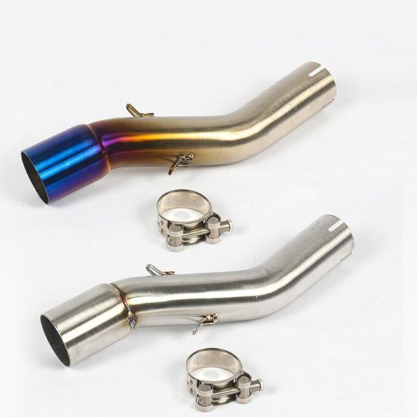 

for gsx250r dl250 stainless steel middle pipe 51mm motorcycle exhaust system