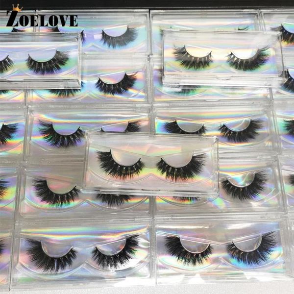 

false eyelashes wholesale 10/20/30/40/50pairs fluffy 3d mink lashes natural fake