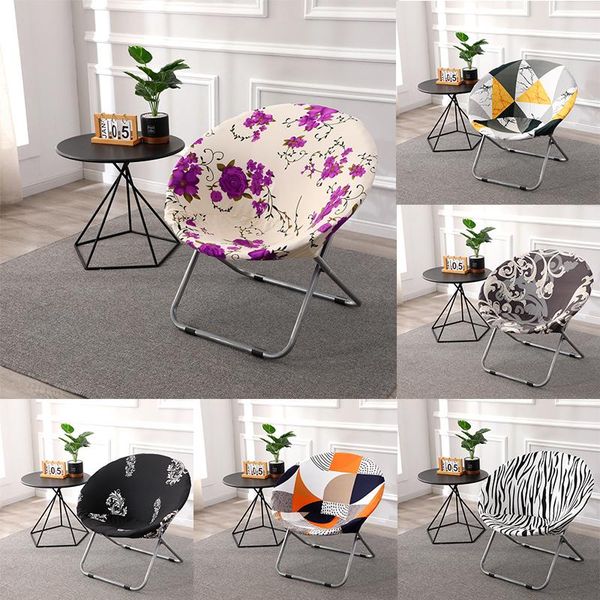 

chair covers modern style folding cover soft comfortable single sofa moon simplicity stretch stylish printed