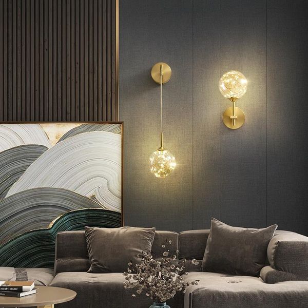 

wall lamp modern led wood light luminaire lights bedroom home deco living room