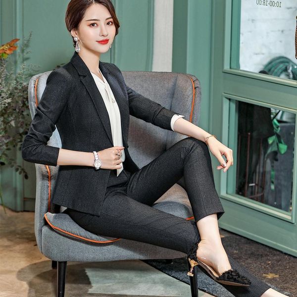 

pant elegant women pant suit solid suits and matching pants parts lady of the el interview 2 wear, White