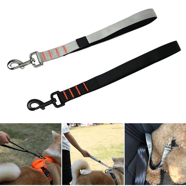 

dog collars & leashes ly puppy lead leash rope nylon strap soft safe portable for car outdoor walking xsd88