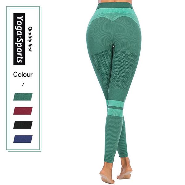 

yoga outfit seamless leggings gym pants push up women waist tights elastic
