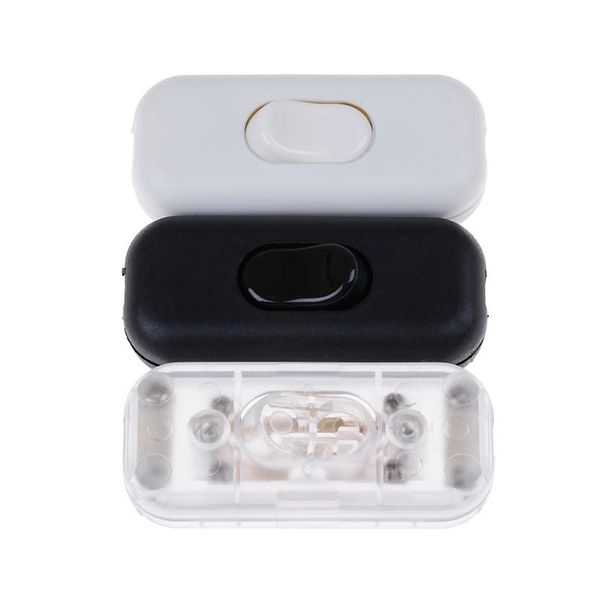 

smart home control 1pc bedside lamp switch ac 0v-250v 6a inline on/off table desk cord cable 302-2