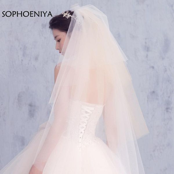 

bridal veils arrival white veil 4 layers 2021 wedding veu de noiva abendkleider velos novia accesorios mujer velo, Black