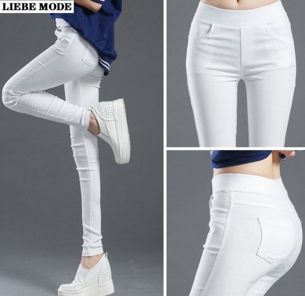 

2021 womens high waist pockets legging for women skinny leggins femme black white pantalones de mujer casual pants clothing