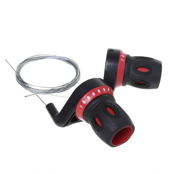 

bike horns j6pf 1 pair derailleur grips bicycle lever transmission twist grip speed change mtb compatible cycling gear shifter travel