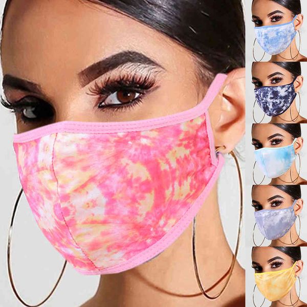 

dyed tie breathable mask washable daily life for men and women