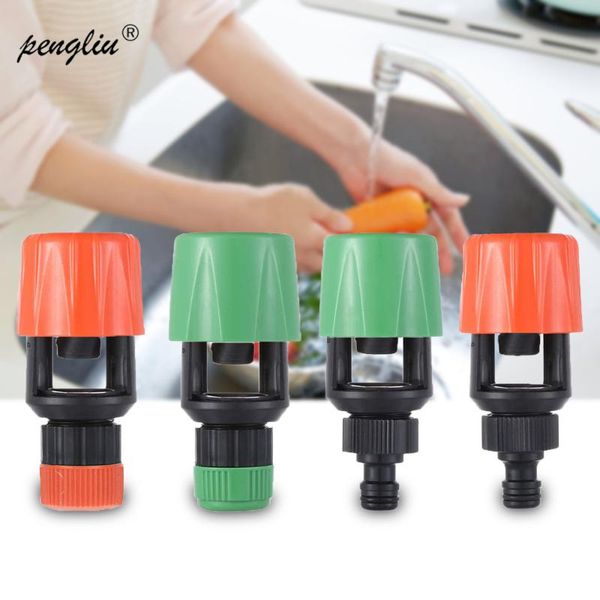 

kitchen universal faucet adapter plastic bathroom basin water tap quick connector head nozzle joint garden watering irrigation equipments