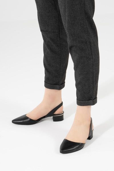 

sandals women's genuine leather peep-toe closed wheel summer shoes, Black