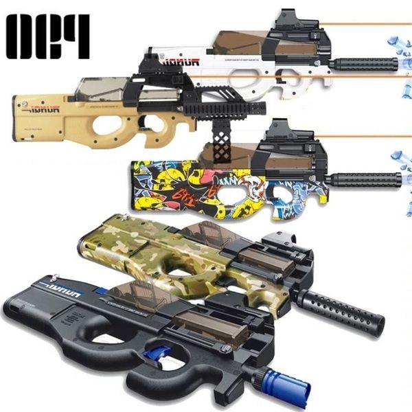 

5444electric p90 toy gun water bullet paintball sniper pistol graffiti live cs assault snipe outdoor game weapon toys for boys child