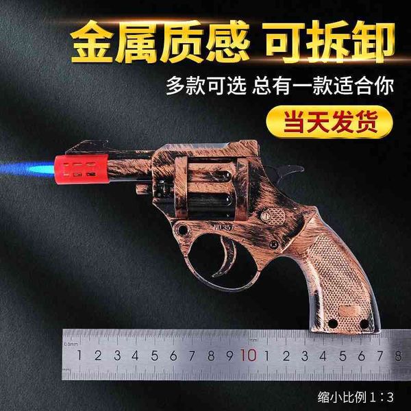 

night market revolver metal smashing film and television props scenic spots toy model gun