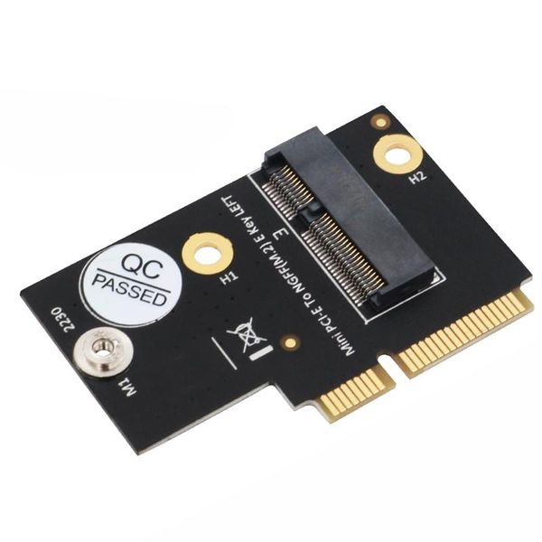 

m.2 ngff key e to half-size mini pci-e adapter converter for wifi6 ax200, 9260, 8265 ,8260 ,7265 card and y510p model mice
