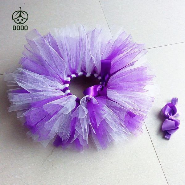 

skirts girls tutu skirt purple and white fluffy birthday dance baby1, Blue