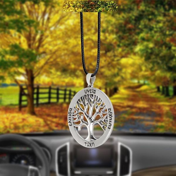 

interior decorations happy tree car pendant rearview mirror decoration hanging charm ornaments automobiles cars accessories holiday gifts