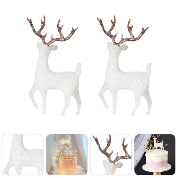 

other festive & party supplies 2pcs cake er deer birthday ornament
