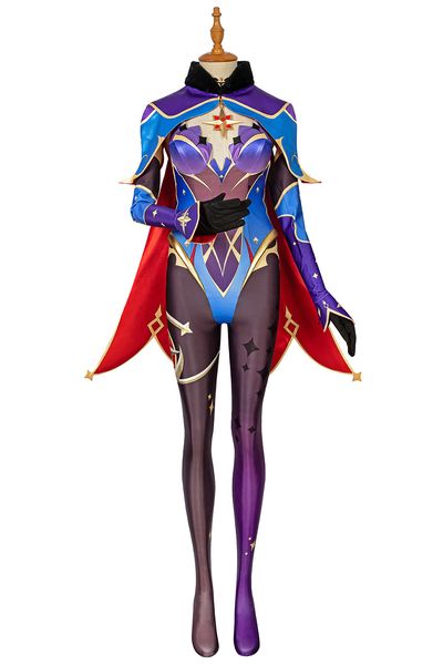 

game genshin impact mona cosplay costume carnival halloween costumes women party dress uniform cartoon outfit