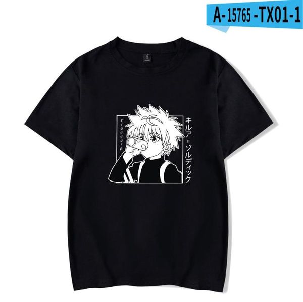 

women's t-shirt cartoon t shirt fashion kids summer tees anime harajuku hisoka morow graphic killua women oversized, White