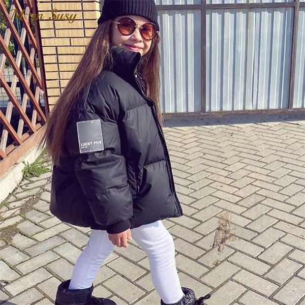 

fashion family matching white duck down jacket mother daughter son baby down jacket winter water proof child outwear clothes 211025, Blue;gray