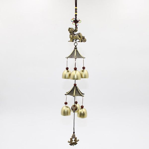 

pure copper bells metal wind chimes travel home balcony shop facade pendant door decoration decorative objects & figurines
