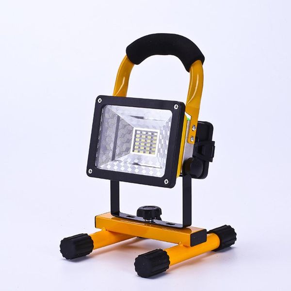 

lawn lamp led flood light strong searchlight construction site move miner's red and blue flash warning lamps
