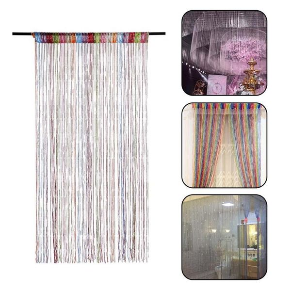 

string door curtain insect screen doorway divider window tassel braided polyester drape & drapes