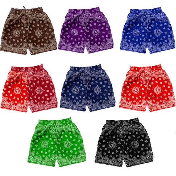 

shorts 2021 men's summer fashion casual cashew flower national style high street pant pants, White;black