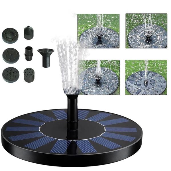 

solar fountain pump 13cm garden water pool pond decoration decorations