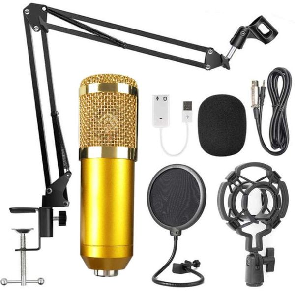 

karaoke microphone bm800 studio condenser usb mic bm-800 for ktv radio braodcasting singing recording computer microphones
