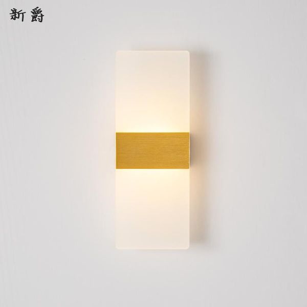 

wall lamp modern indoor crystal lampshade golden lamps american minimalist sconce bedroom corridor living room light decoration