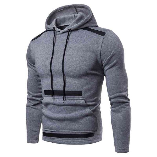 

quality new style men's fashion wear fleece hoodie usa, Black