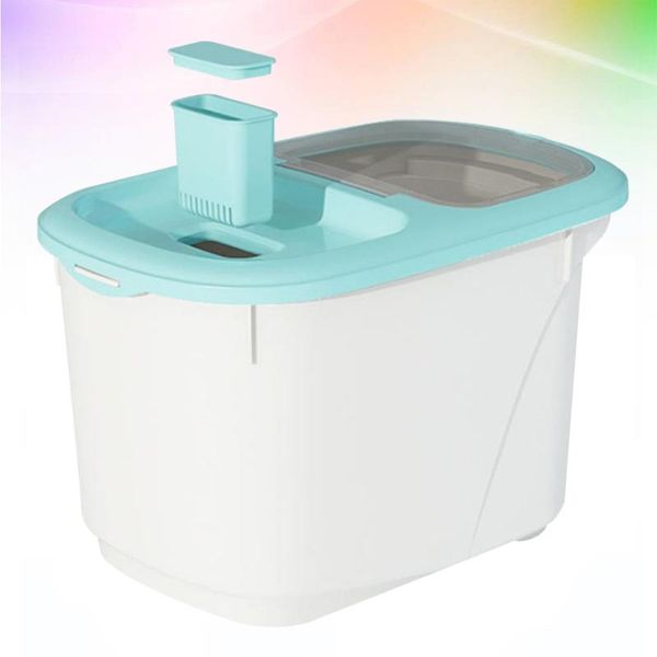 

large multifunctional rice bucket kitchen insect-proof sealed grain storage bin moisture-proof cylinder kitche bottles & jars
