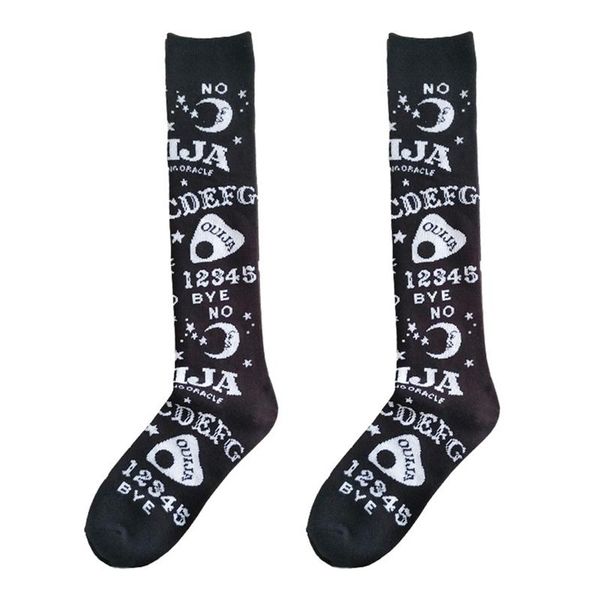 

socks & hosiery european style sun letter mid-tube and knee-length women's personalized sports socks-black/size/18Ã36cm stockings, Black;white