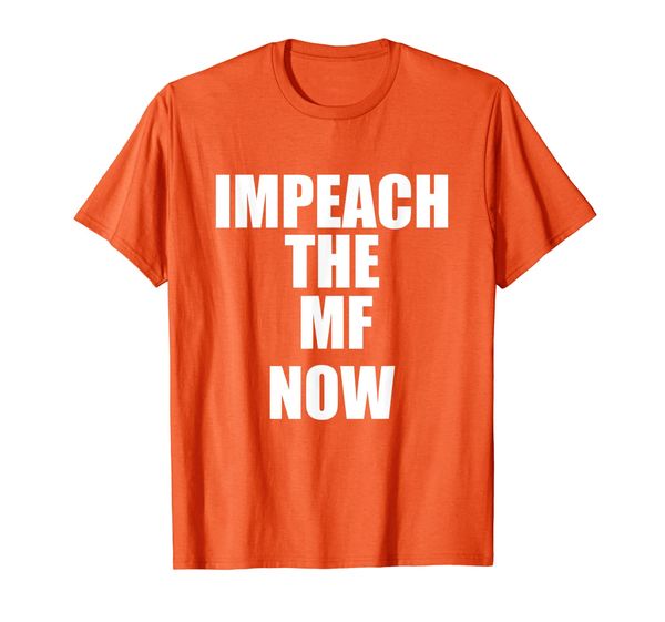 

impeach the mf - now t-shirt, White;black