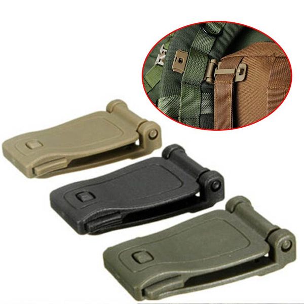 Accessori per parti di borse Kit Bushcraft con fibbia da 1 pezzo Collegare Molle Collegare la cinghia Zaino tattico Tessitura Webdom Chiusura con clip da cintura