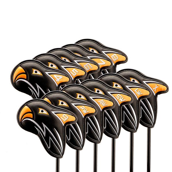 

design golf irons headcover pu clubs protect covers 11pcs/set 4 colors to choose complete set of