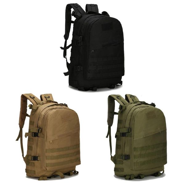

backpack fashion men and women bag hiking sports nylon camping solid color large capacity dropship t705